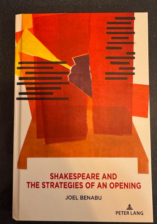 Cover of Shakespeare and the Strategies of an Opening by Joel Benabu